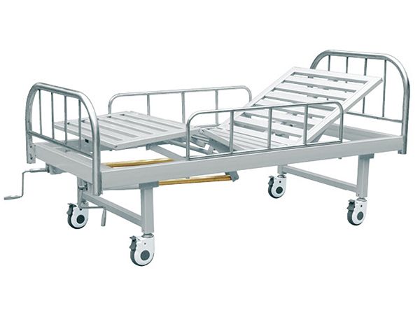XW-YY091 雙升護理床（不銹鋼床頭、護欄鋼制床頭、護欄）